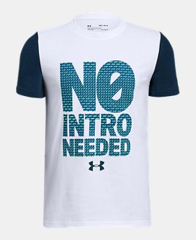 Boys' UA No Intro Needed T-Shirt 1 Color Available $15