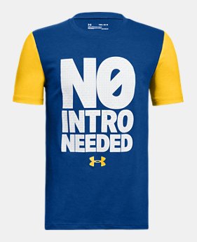Boys' UA No Intro Needed T-Shirt 2 Colors Available $15