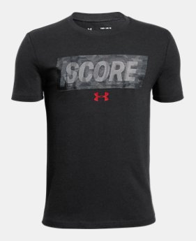 Boys' UA Lenticular Score More T-Shirt LIMITED TIME: FREE SHIPPING 2 Colors Available $28