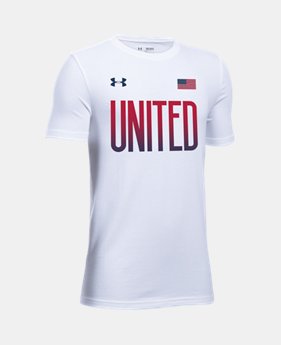 Boys' UA United T-Shirt 1 Color $11.24