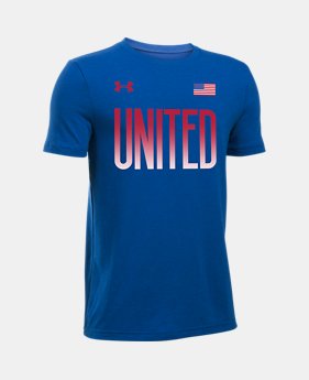 Boys' UA United T-Shirt 1 Color $11.24