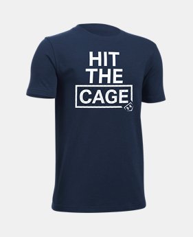 Boys' UA Hit The Cage T-Shirt 1 Color $11.24