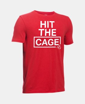 Boys' UA Hit The Cage T-Shirt 1 Color $11.24