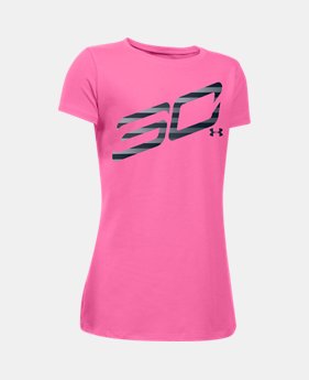 Girls' SC30 Logo T-Shirt 1 Color $14.24