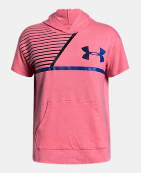 Girls' UA Finale Short Sleeve Hoodie 2 Colors Available $35