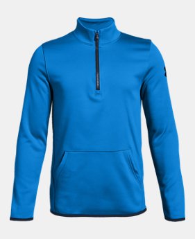 Boys' Armour Fleece® Elevate ¼ Zip 7 Colors Available $40