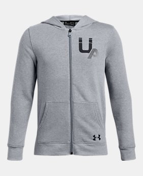 Boys' UA Rival Logo Full Zip 2 Colors Available $50 to $55