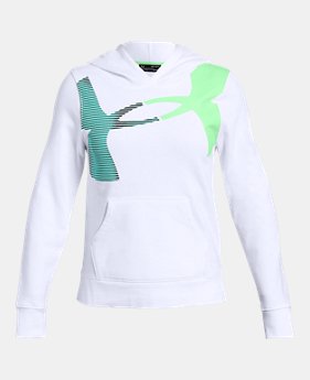 Girls' UA Rival Fleece Hoodie 4 Colors Available $40