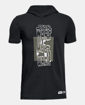 Boys' UA Star Wars Graphic Short Sleeve Hoodie 1 Color $40