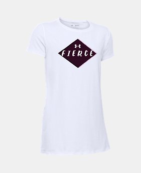 Girls' UA She Plays We Win Fierce T-Shirt 1 Color $19.99