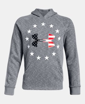 Boys' UA Freedom Tech™ Terry Hoodie 1 Color Available $45
