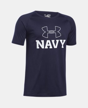 New Arrival Boys' Naval Academy Charged Cotton® T-Shirt 1 Color $25.99