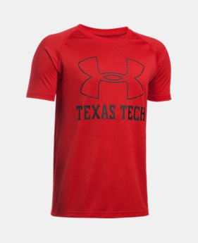 New Arrival Boys' Texas Tech Charged Cotton® T-Shirt 1 Color $25.99