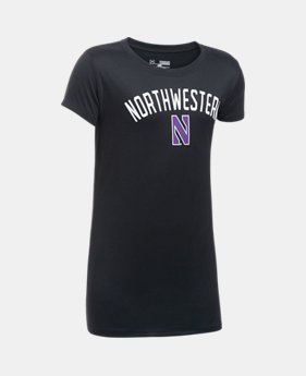 Girls' Northwestern UA Graphic T-Shirt 1 Color Available $19.99