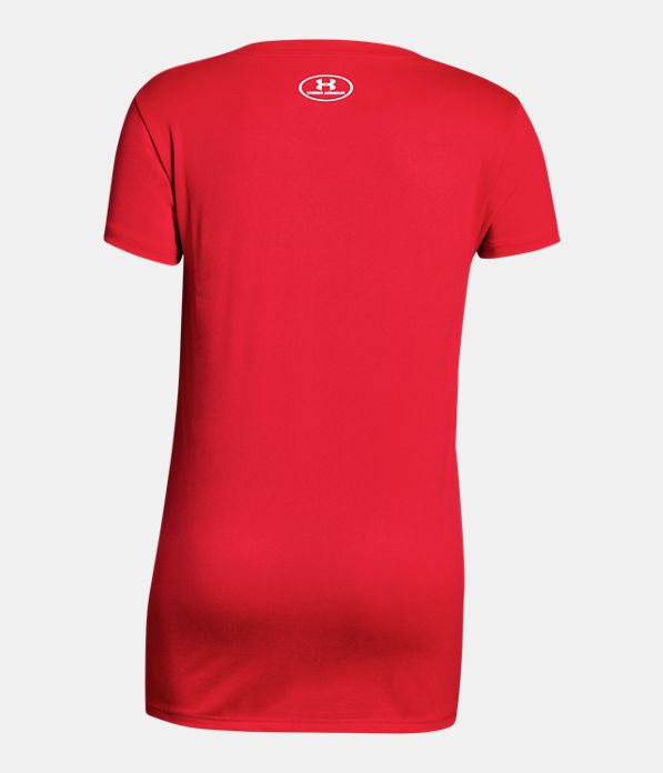 Girls' Texas Tech UA Graphic T-Shirt, Red,