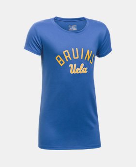 Girls' UCLA UA Tech™ Graphic Short Sleeve T-Shirt 1 Color Available $25.99
