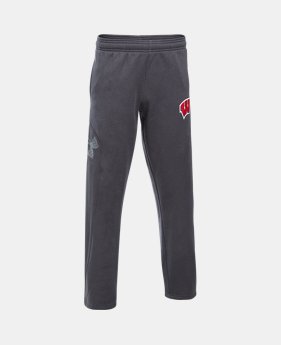 Boys' Wisconsin UA Big Logo Pants 1 Color $54.99