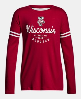 Girls' Wisconsin Long Sleeve T-Shirt 1 Color $37.99