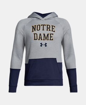 Boys' Notre Dame UA Tech Terry Hoodie 1 Color Available $59.99