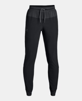 Boys' UA Lined Woven Pants 2 Colors Available $60