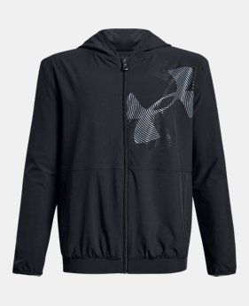 Boys' UA Lined Woven Jacket 1 Color Available $70