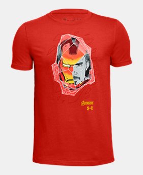 Boys' UA Iron Man Duo Short Sleeve T-Shirt 1 Color Available $25