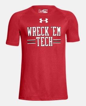 Boy's Texas Tech UA Tech™ T-Shirt 1 Color $19.99