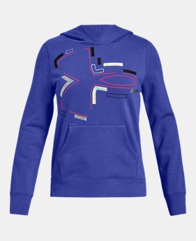 New Arrival Girls UA Rival Fleece Hoodie 1 Color Available $50