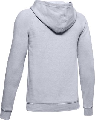 under armour hoodie kids silver