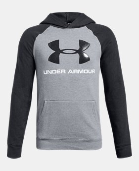 Boys' UA Rival Logo Hoodie 1 Color Available $40