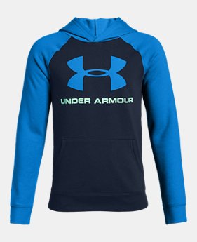 Boys' UA Rival Logo Hoodie 6 Colors Available $43.5 to $50