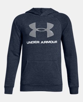 Boys' UA Rival Logo Hoodie 6 Colors Available $43.5 to $50