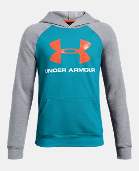 Boys' UA Rival Logo Hoodie 5 Colors Available $40