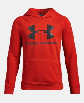 Boys' UA Rival Logo Hoodie 5 Colors Available $40