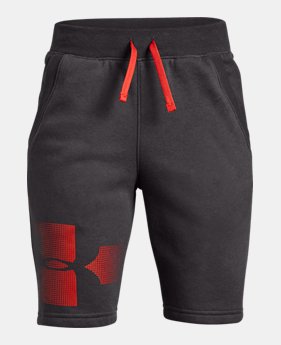 New Arrival Boys' UA Rival Fleece Shorts - Graphic 1 Color Available $35