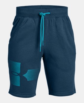 New Arrival Boys' UA Rival Fleece Shorts - Graphic 3 Colors Available $40