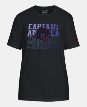 Men's UA Captain America T-Shirt 1 Color Available $34.99