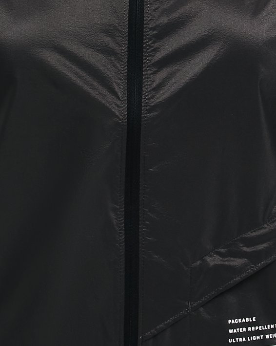 Women's UA Qualifier Storm Packable Jacket, Gray, pdpMainDesktop image number 6