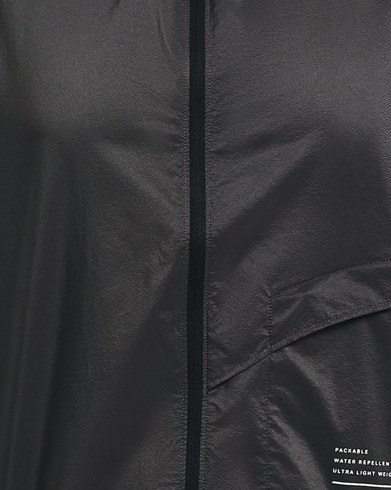 Men's UA Qualifier Storm Packable Jacket, Gray, pdpMainDesktop image number 6