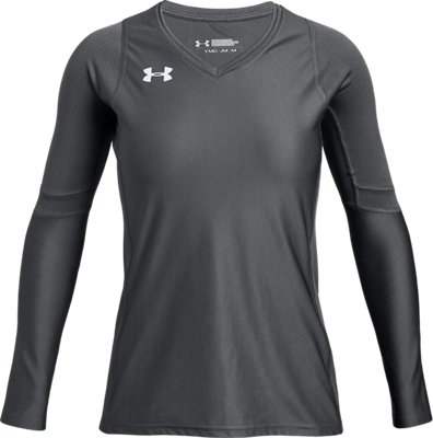 Under Armor Girls Big Logo Slash Long Sleeve