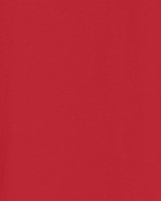 Men's UA Sportstyle Left Chest Short Sleeve Shirt, Red, pdpMainDesktop image number 6