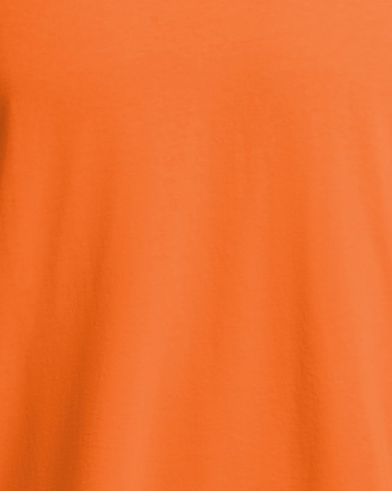 Men's UA Sportstyle Left Chest Short Sleeve Shirt, Orange, pdpMainDesktop image number 2