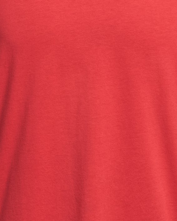 Men's UA Sportstyle Left Chest Short Sleeve Shirt, Red, pdpMainDesktop image number 2