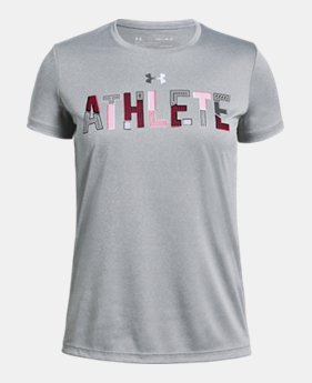 Girls' UA Athlete T-Shirt 1 Color Available $20
