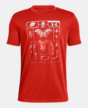 New Arrival Boys' UA Football Armour Short Sleeve T-Shirt FREE U.S. SHIPPING 1 Color Available $20