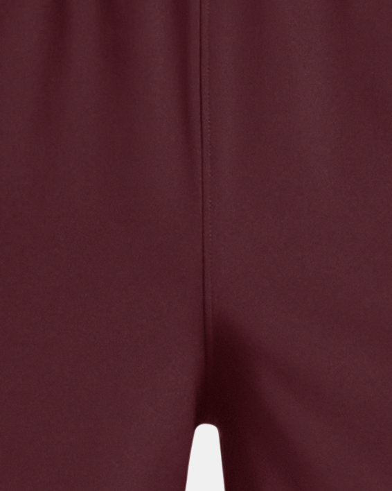 男士UA Qualifier WG Perf 5英寸短褲 in Maroon image number 5