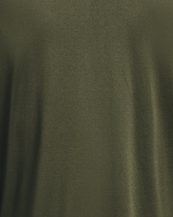 Herenshirt UA Tech™ met korte rits en lange mouwen, Green, pdpMainDesktop image number 5