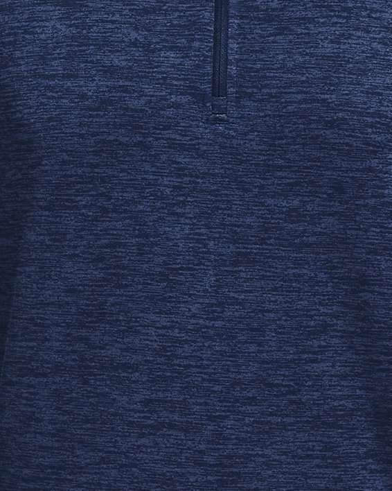 Men's UA Tech™ ½ Zip Long Sleeve in Blue image number 4
