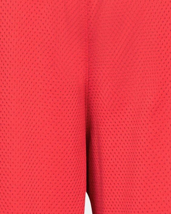 UA Tech Mesh Shorts in Red image number 5