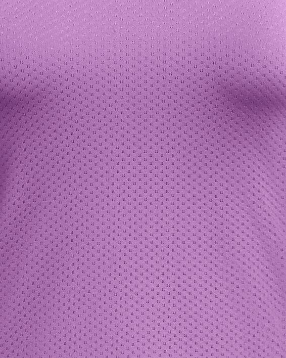 Damen HeatGear® Armour Racer Tanktop, Purple, pdpMainDesktop image number 3